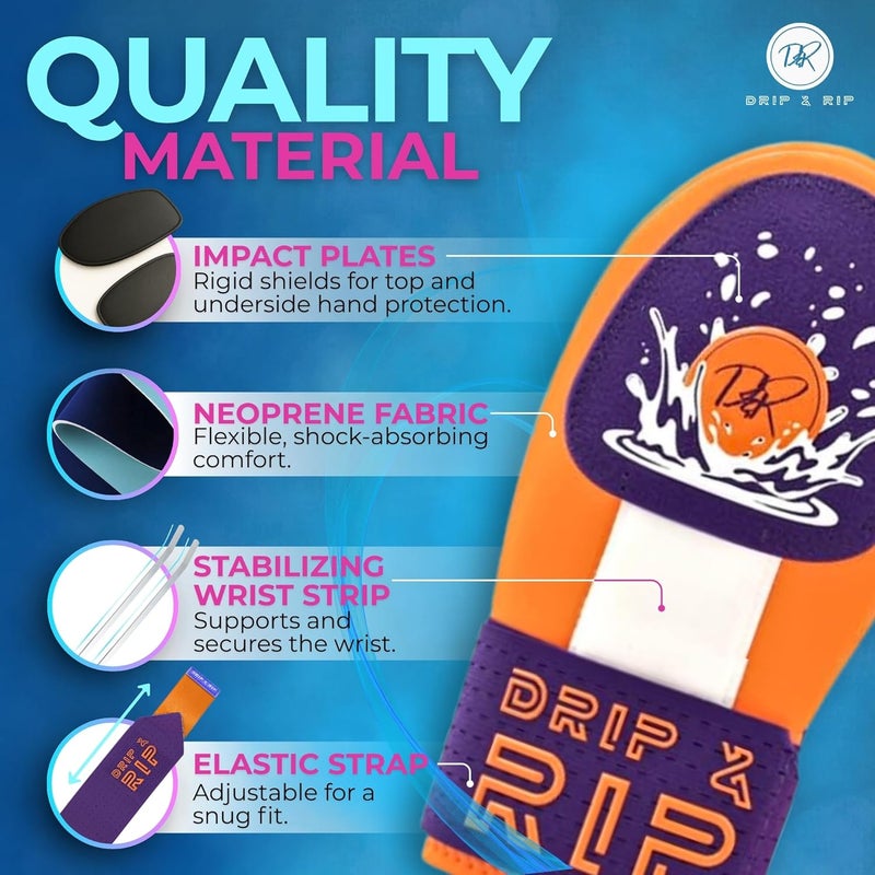 Drip & Rip Sliding Mitt Youth for Baseball & Softball - Ice Cream Sliding Mitt Design with Hand Protection - Base Running, Breathable, Durable, Ambidextrous - Ages 10+ - Image 3